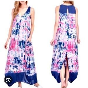 Young, Fabulous And Broke Women's Tie-Dye Maxi Dress Size XS